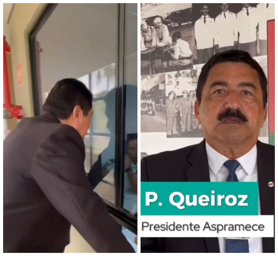 Presidente da Aspramece vai ao comando geral em defesa de associado acusado de deserção.