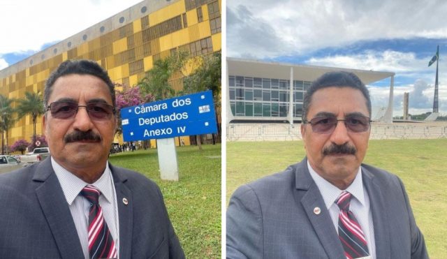 Presidente da Aspramece P. Queiroz vai a Brasília na luta por direitos dos militares estaduais no Congresso nacional e no STF