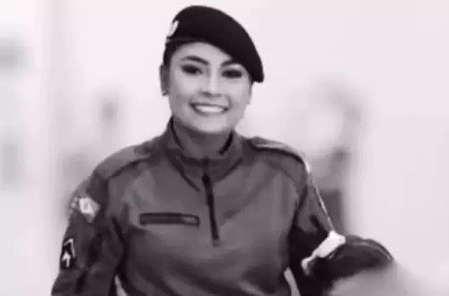 Aspramece de Luto com a morte da soldado Larissa Gomes